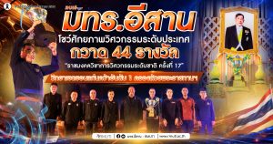 มทร.อีสาน โชว์ศักยภาพวิศวกรรมระดับประเทศ กวาด 44 รางวัล “ราชมงคลวิชาการวิศวกรรมระดับชาติ ครั้งที่ 17” วิทยาเขตขอนแก่นคว้าอันดับ 1 ครองถ้วยพระราชทานฯ